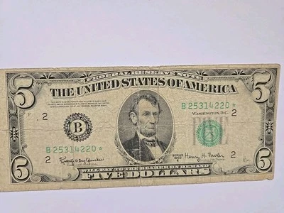 1950-E  $5 Federal Reserve Note - Image 1 of 2