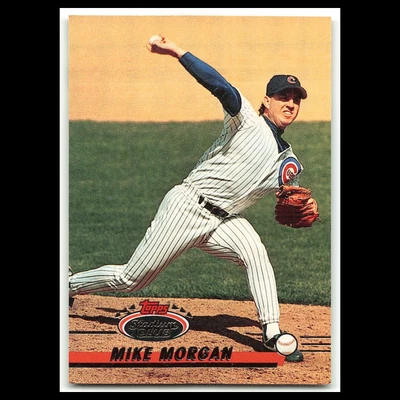 Mike Morgan #285 1993 Topps Stadium Club Chicago Cubs Baseball Card MLB NM - Image 1 of 3