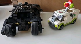 LEGO Batman: The Tumbler: Joker's Ice Cream Surprise (7888) No Figs Incomplete 