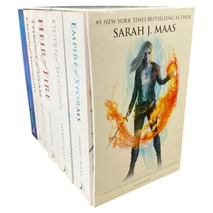 Throne of Glass Box Set Sarah J Maas YA Fantasy OOP RARE 2017 Original Covers - Picture 1 of 9
