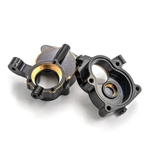 1:10 RGT 86190 Crawler Steering Knuckle Weight Set - Black Gold Pair (93g)​ - Picture 1 of 5