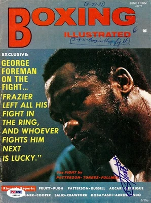 Joe Frazier Autographed Signed Boxing Illustrated Magazine Cover PSA/DNA #S48956 - Image 1 of 2