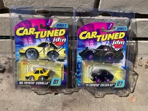 Lot of 2 SIGNED Car Tuned JDM Series 2 #01 Toyota Corolla & #07 Toyota Celica - Picture 1 of 1