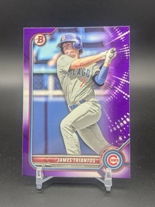 James Triantos 2022 Bowman Draft Purple Parallel #'d/250 #BD-166 *Estado* - Imagen 1 de 3