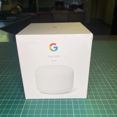 Google Nest Wifi Ethernet Wireless Router - GA01144US H2D - Image 1 of 4