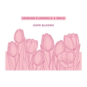 FEBRUARY 2023 GLIMMER HOT FOIL KIT OF THE MONTH TULIP BORDER - Picture 1 of 5