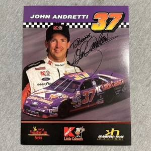 John Andretti #37 Kmart firmato 8,5"x11" NASCAR Kranefuss-Haas Racing #2 - Foto 1 di 3