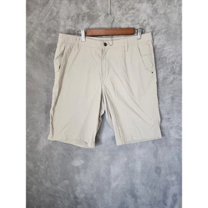 Pantalones Cortos Hombre Lululemon Talla 35 Beige Descoloración Menor en Fotos - Imagen 1 de 11