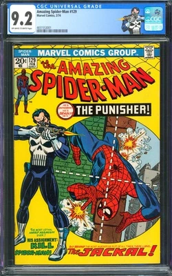 Amazing Spider-Man #129 CGC 9.2 Marvel Comics 1974 1st Appearance of Punisher - Image 1 of 2