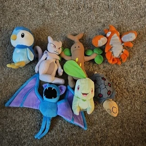 Plush Figure Pokemon 6" Stuffed Toy (7) - Picture 1 of 10