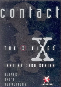 X-FILES CONTACT 1996 INTREPID PROMO CARD NO NUMBER - Picture 1 of 1