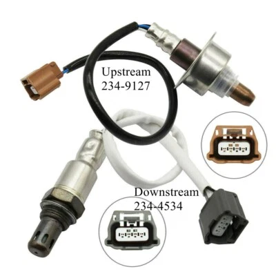 Juego de 2 sensores de oxígeno O2 para Nissan Versa 2012-2017 1,6 L aguas arriba y aguas abajo Foto 1 de 4