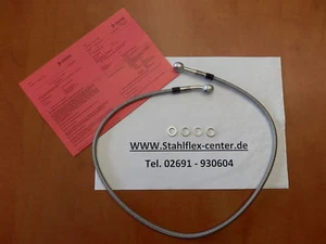 STAHLFLEX 85cm Einzelleitung mit TÜV Bremsleitung UMMANTELT Bremse 85 cm brake - Bild 1 von 1