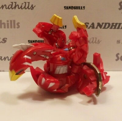 Bakugan Flame Aigle Red Pyrus BakuTech 580G & matching card - Image 1 of 4