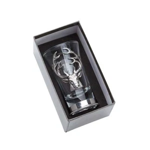 Peltre de vidrio escocés GaelSong 2 oz. Regalo impactante hecho a mano - Imagen 1 de 2