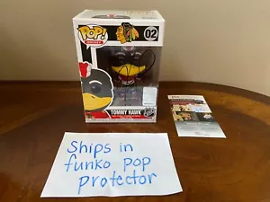 Funko Pop Hockey Chicago Blackhawks "Tommy Hawk" #02 Jeremy Roenick Signed JSA - Picture 1 of 8