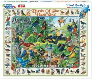 Oiseaux De Arrière Yard 1000pc Puzzle Par Blanc Montagne 760mm x 610mm - Bild 1 von 2