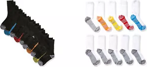 Fruit of the Loom Boys' Cushioned Crew Socks (10 Pairs) - Picture 1 of 4
