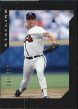 2003 (BRAVES) Donruss Team Heroes Stat Line #42 Greg Maddux Braves/118