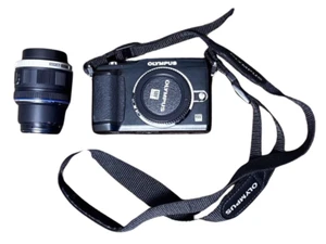 Olympus Pen E-PL2 Black 12.3 MP Digital SLR Camera 14-42mm Lens kit From Japan - Picture 1 of 17