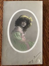 Grete Reinwald photo postcard RPPC VICTORIAN Stunning