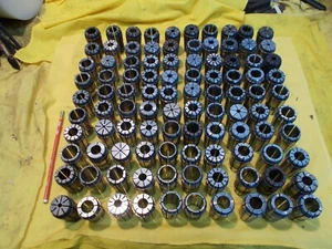100 pc LOT of TG100 MILL COLLETS milling machine holder tool 100 tg ERICKSON USA - Picture 1 of 8