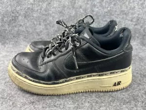 Nike Air Force 1 '07 SE PRM Ribbon Women's 7.5 Black White AH6827-002 - Picture 1 of 8