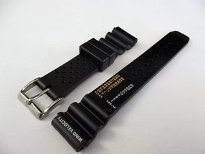 cinturino tipo CTZ SK divers wind velocity pvc qualità misure 18 20 22mm orologi - Imagen 1 de 6