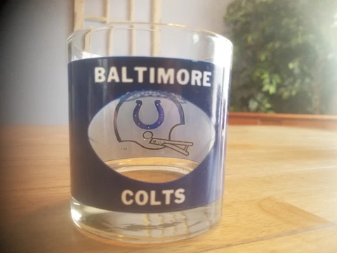 Vintage Baltimore Colts Houze Art Rocks Glass Cover