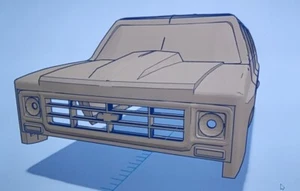 SCX24 Gladiator 155mm WB GMC or Chevy 78-85 Suburban Body Build KIT - Picture 1 of 10