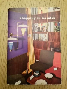 Vintage 1958 offizielles Einkaufen in London England Regierung Reiseführer Buch Karten Reisen - Bild 1 von 12