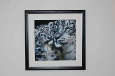 Snow Leopard Art Print Limited Edition Giclee Print Ideal for Mothers Day