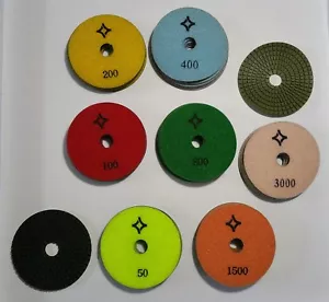 4" Diamond 7 steps polishing pads - Granite Quartz and stone. price for 1 pad - Picture 1 of 1