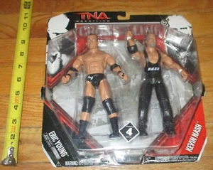 NWA TNA Impact Jakks Eric Young Kevin Nash Deluxe Wrestling Figure Cross Line - Foto 1 di 5