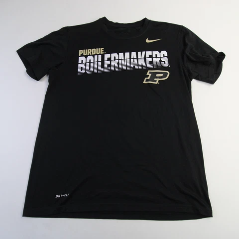 Purdue Boilermakers Nike Dri-Fit Short Sleeve Shirt Women's Black Used Cover