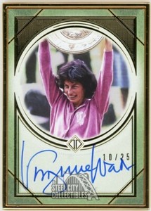 Virginia Wade 2020 Topps Transcendent Tennis Autographed Card /25