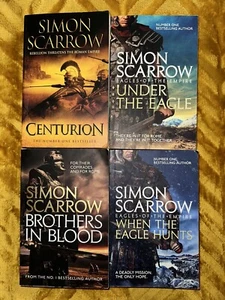 Simon Scarrow Book Bundle X 4, Fantasy, Adventure, Action, War, Combat, (14) - Picture 1 of 6