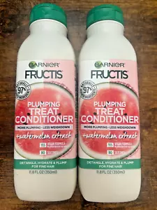 Garnier Fructis Plumping Watermelon Extract Hair Treat CONDITIONER 2 Pack - Picture 1 of 2