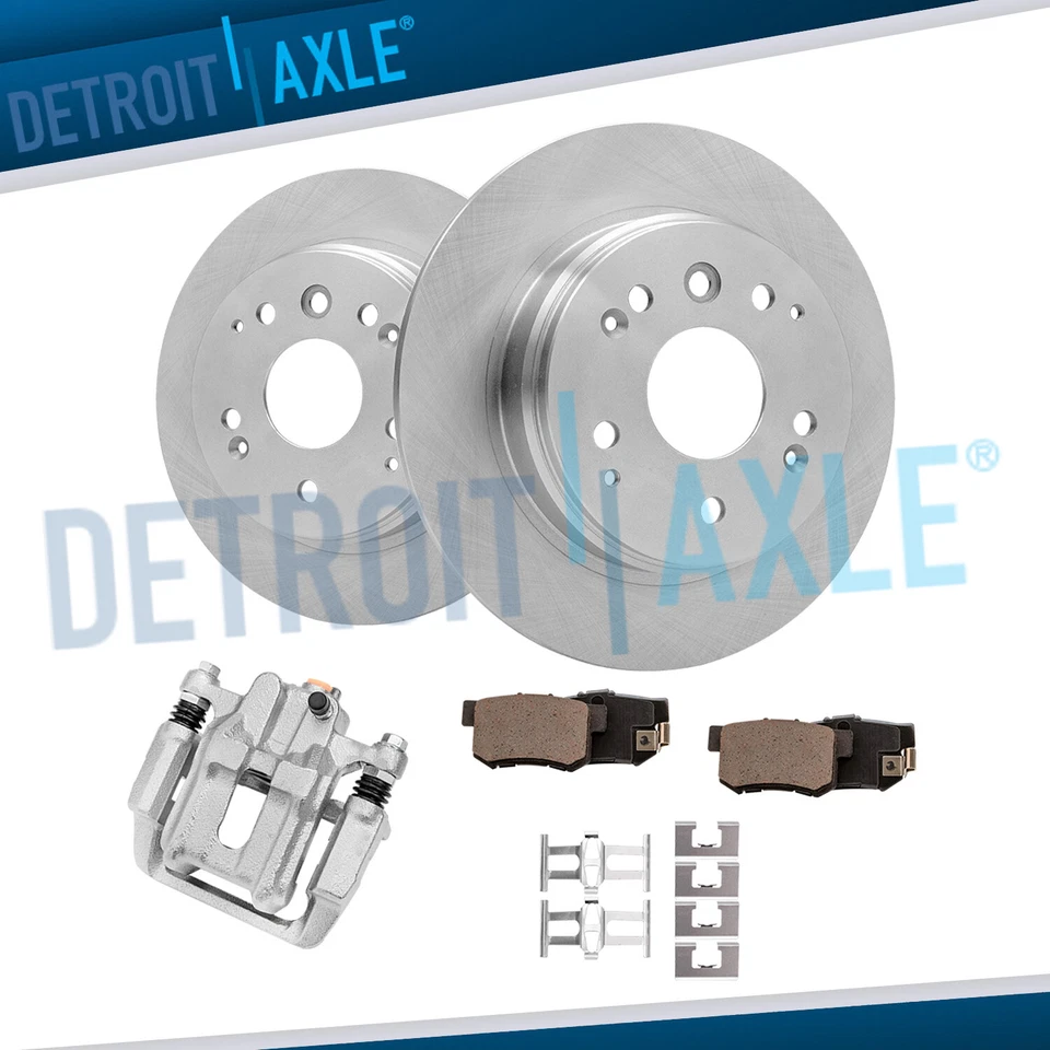 Rotor de disco trasero + pinza derecha + pastilla de freno para Honda Element Acura TL 2004-2008 Foto 1 de 4