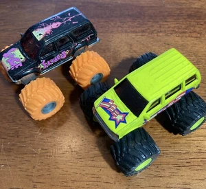 Lotto Monster Truck Road Champs 1987 Pneumatici Neon Vintage Mini Van SUV - Foto 1 di 7