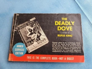 ARMED SERVICE EDITION #937 The Deadly Dove Rufus King - Imagen 1 de 3