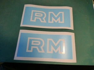 RM 250 SUZUKI 1980 SEAT STENCILS - Picture 1 of 2
