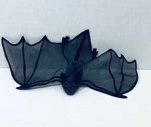 Folkmanis stuffed toy Mini Bat 2612 finger Puppet 4" small soft plush story time - Picture 1 of 14