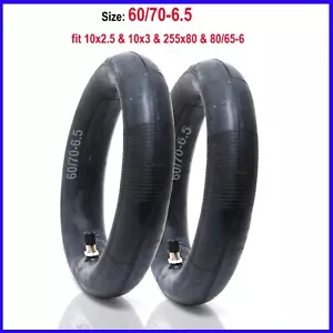 2 PIEZAS Neumático de tubo interior 60/70-6.5 ajuste 10x2.5-6.5 10x2.5 10x2.125 Scooter eléctrico - Imagen 1 de 8