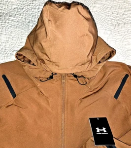 NEW UNDER ARMOUR, MENS MEDIUM, UNSTOPPABLE HOODED FULL-ZIPš¤JACKET, MSRP $110.00 - Picture 1 of 24