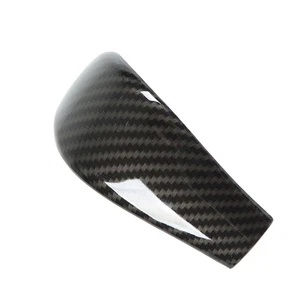 Shifter Knob Frame Lightweight Colorfast Carbon Fiber Style Gear Shift Head Trim - Picture 1 of 22