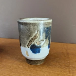 ANTJE BRÜGGEMANN-BRECKWOLDT KERAMIKVASE PINSELDEKOR STUDIOKERAMIK GERMAN CERAMIC - Bild 1 von 8