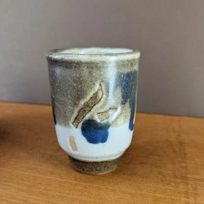 ANTJE BRÜGGEMANN-BRECKWOLDT KERAMIKVASE PINSELDEKOR STUDIOKERAMIK GERMAN CERAMIC - Bild 1 von 4