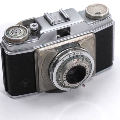 Vintage Agfa Silette Pronto  3.5/45mm Camera Kamera Ledertasche #4425 R35 - Bild 1 von 4