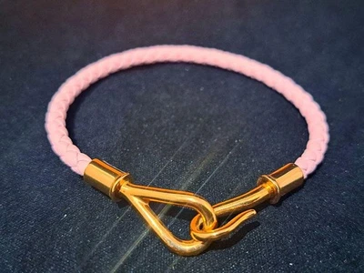 Pulsera Hermes Jumbo Rosa Sakura Excelente Usada Mujer 7.5 pulgadas Joyería Informal Foto 1 de 4